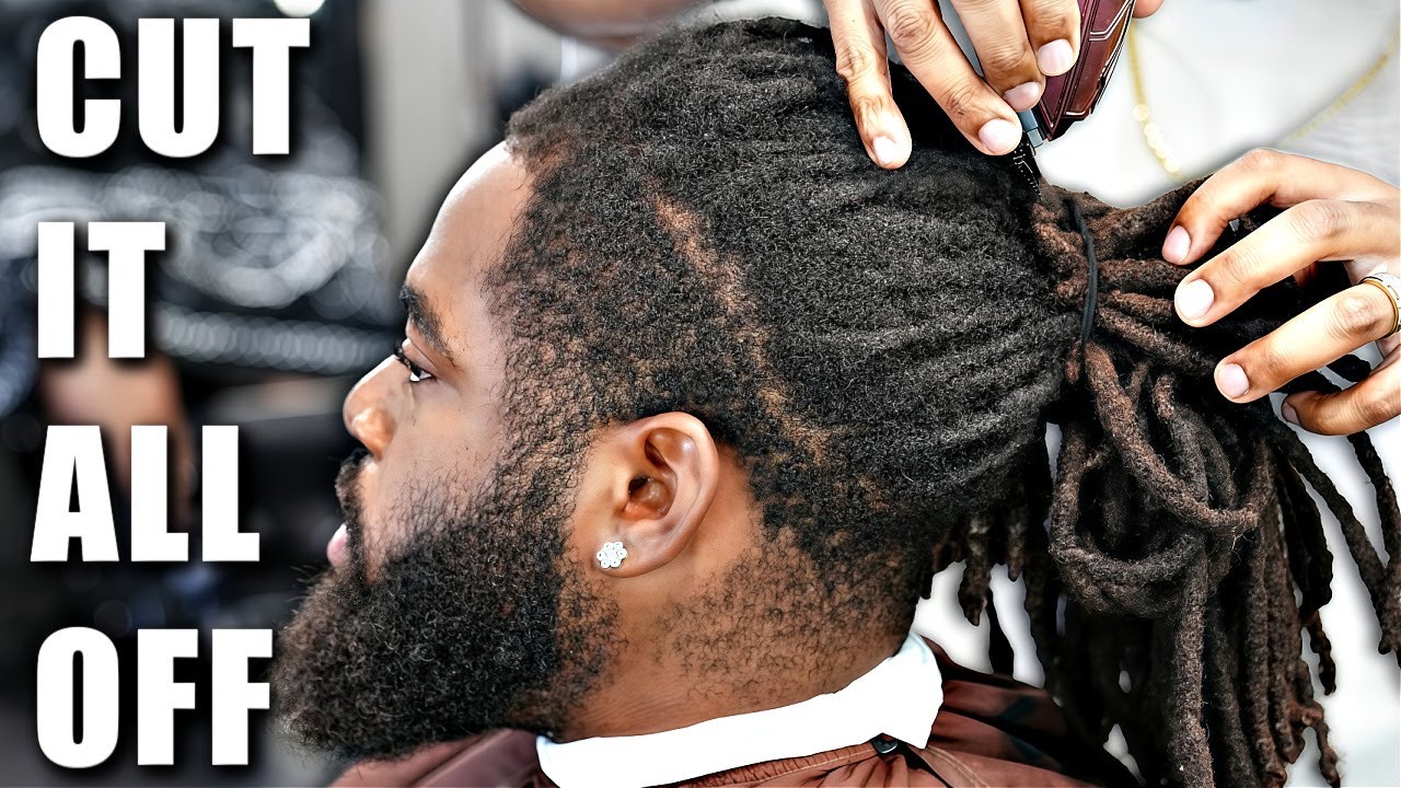 BARBER TUTORIAL: BIG CHOP | CURVED HIGH TAPER | FADED BEARD