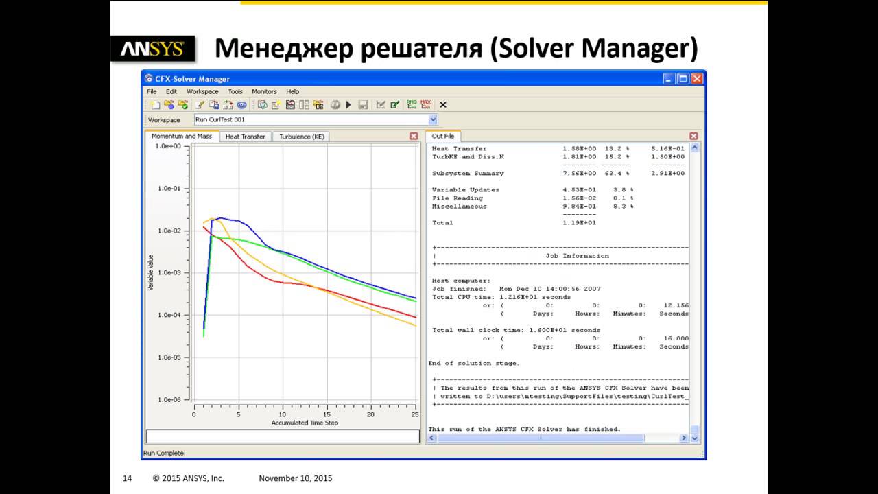 Способы улучшения сходимости и устойчивости решения задач в ANSYS CFD. (1 часть. ANSYS CFX)