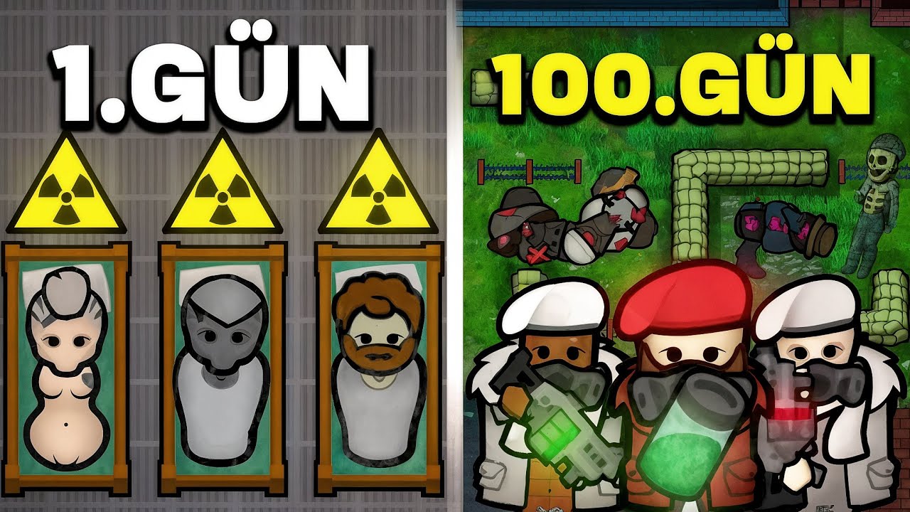 RIMWORLD ama BİYOLOJİK SİLAH KULLANIYORUM!