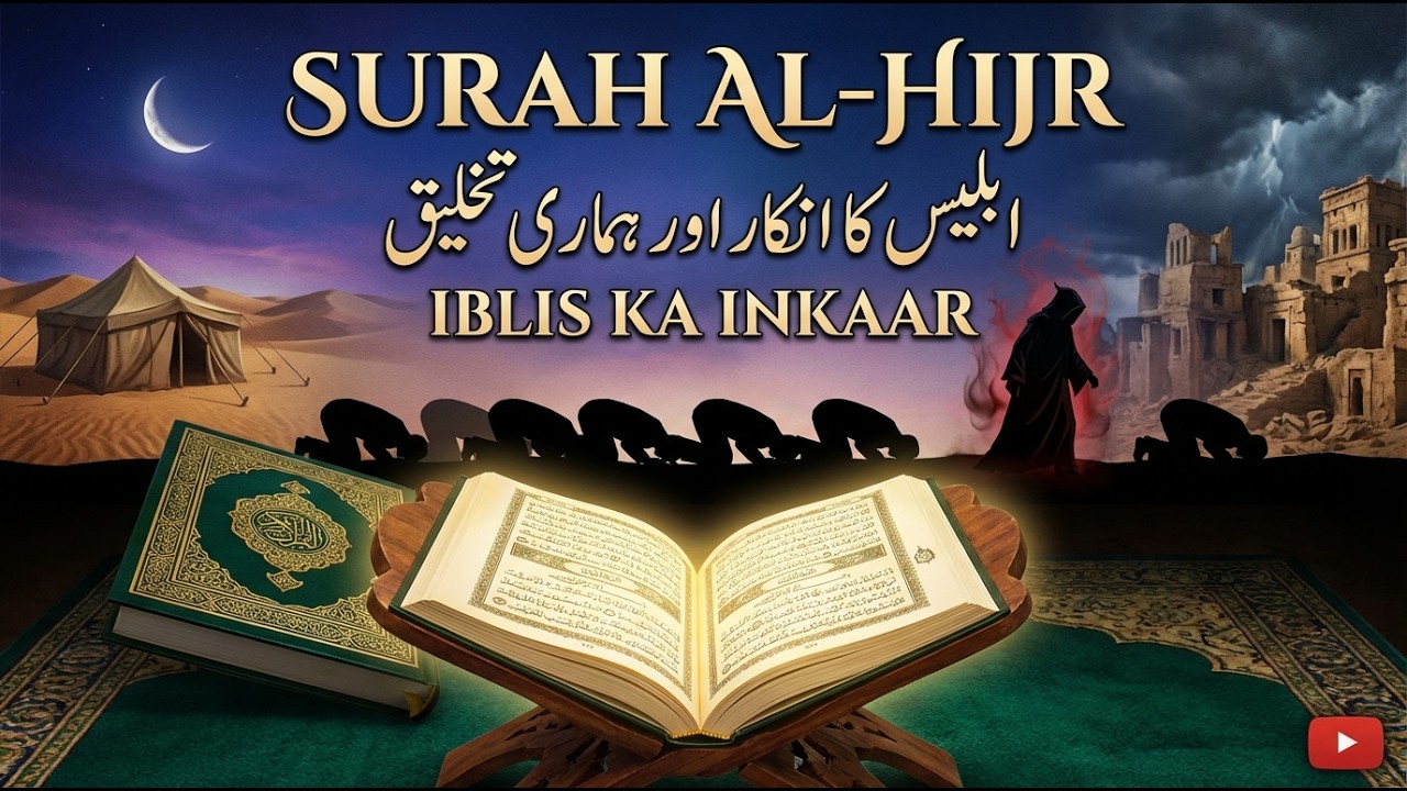 Surah Al-Hijr: Iblis ne Sajda kyun nahi kiya? 😱 | Divine Protection & Lessons
