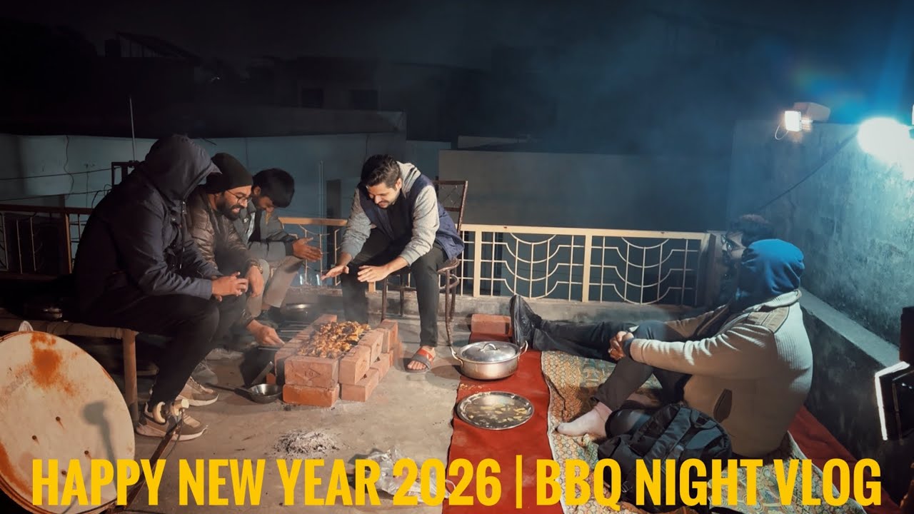 Happy New Year 2026 🎊 | BBQ Night Vlog 🔥
