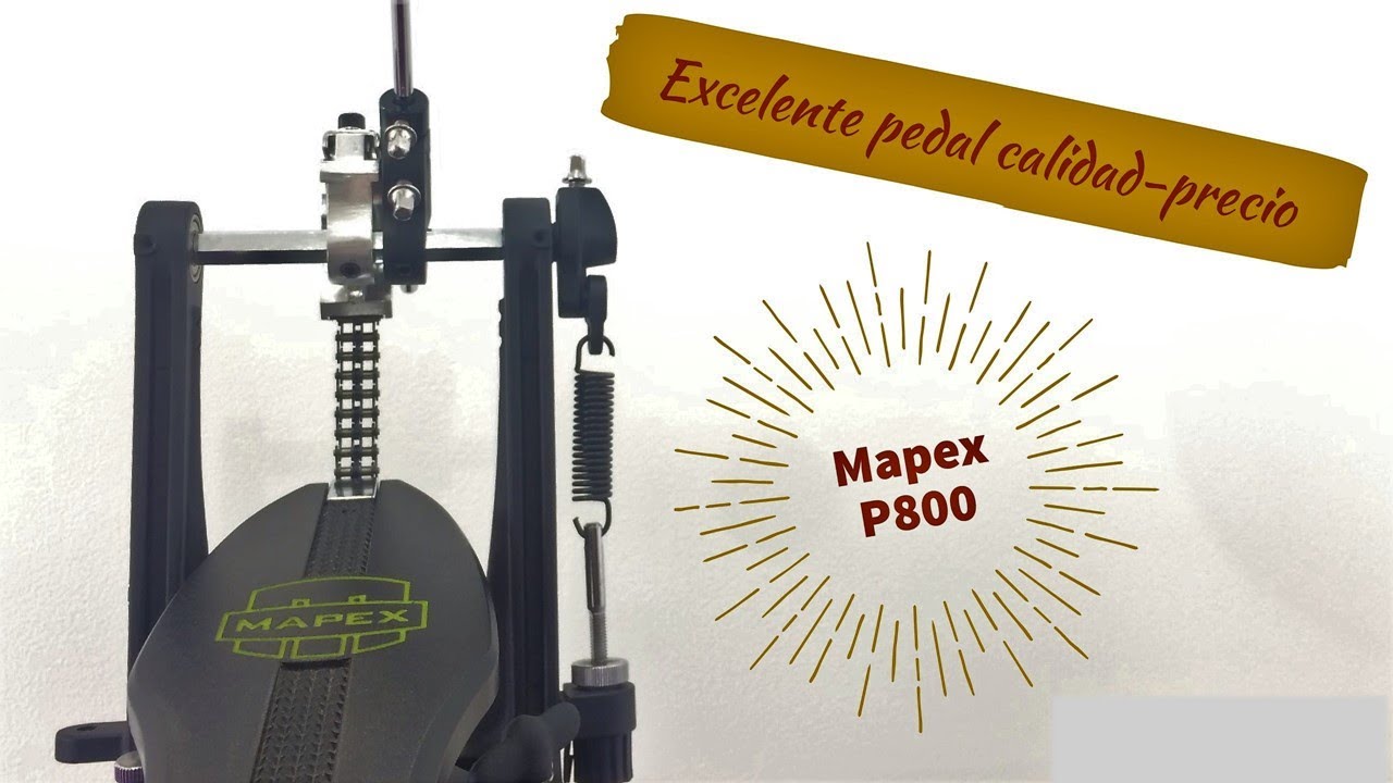 Banco de pruebas del pedal Mapex Armory (Mapex Armory p800 Review)