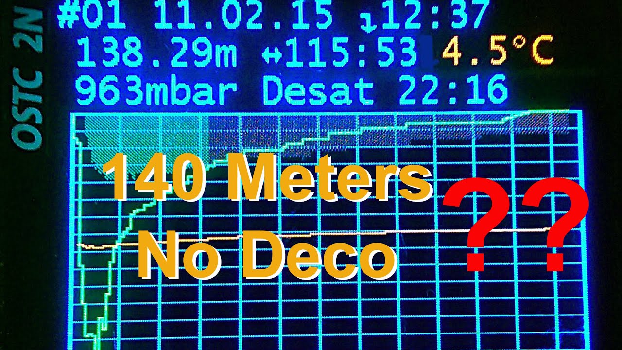 140 Meter No Deco Dive