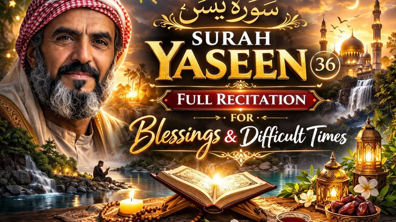 Surah Yaseen (36) | Daily Recitation for Blessings and Peace at Home – Qari Yusuf An-Nur