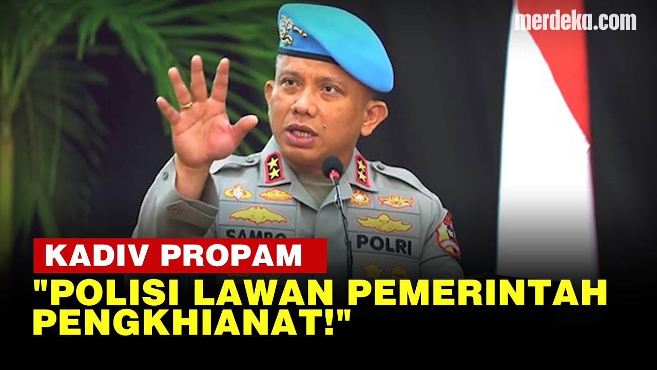 Kadiv Propam: Jadi Polisi Ikuti Perintah, Jangan Lawan Kebijakan Pemerintah!