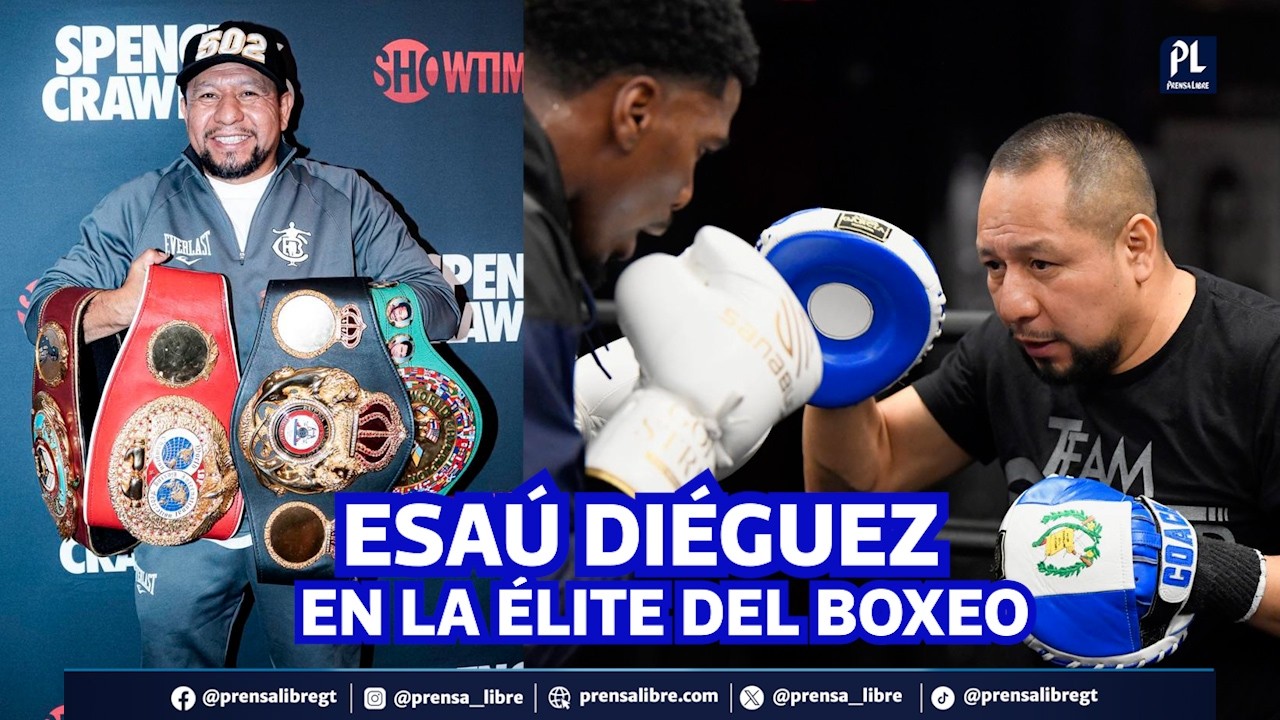 La historia del guatemalteco Esaú Diéguez: De maestro a entrenador del campeón que venció al Canelo