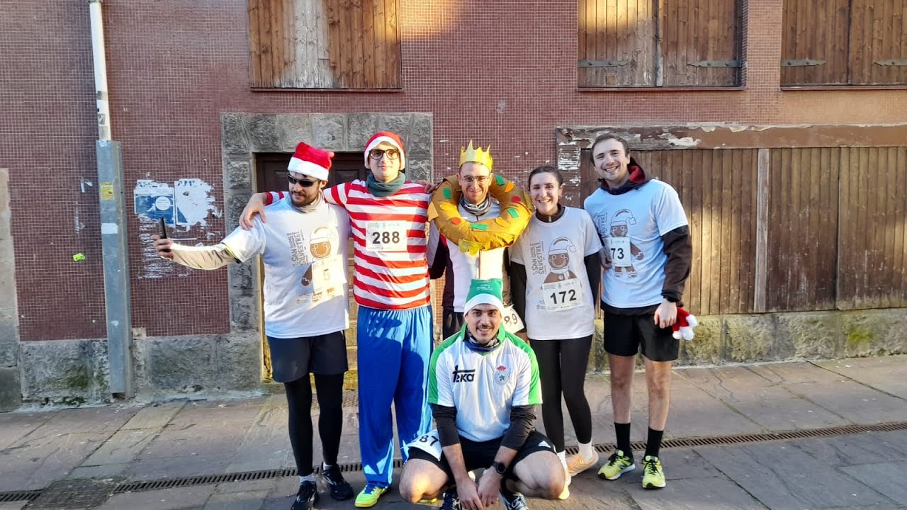 SAN SILVESTRE REINOSA 2024   Un roscón, el Racing de los bigotes, Wally encontrado y más amigos