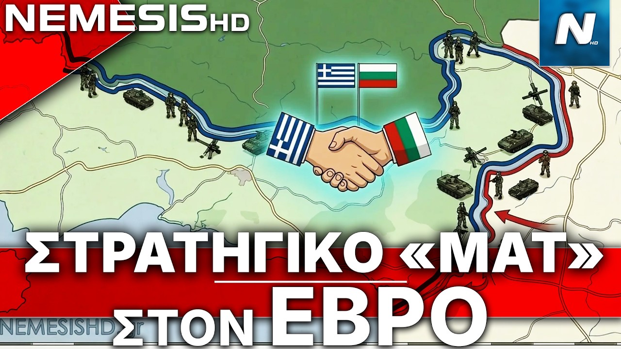 Στρατηγικό «Ματ» στον Έβρο: Η συμμαχία Ελλάδας-Βουλγαρίας που «πνίγει» την Τουρκία στη Θράκη