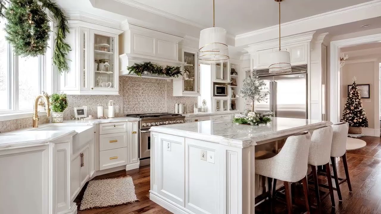 Festive Kitchen Christmas Decor 2025-2026 | Elegant Seasonal Transformations & Timeless Inspiration