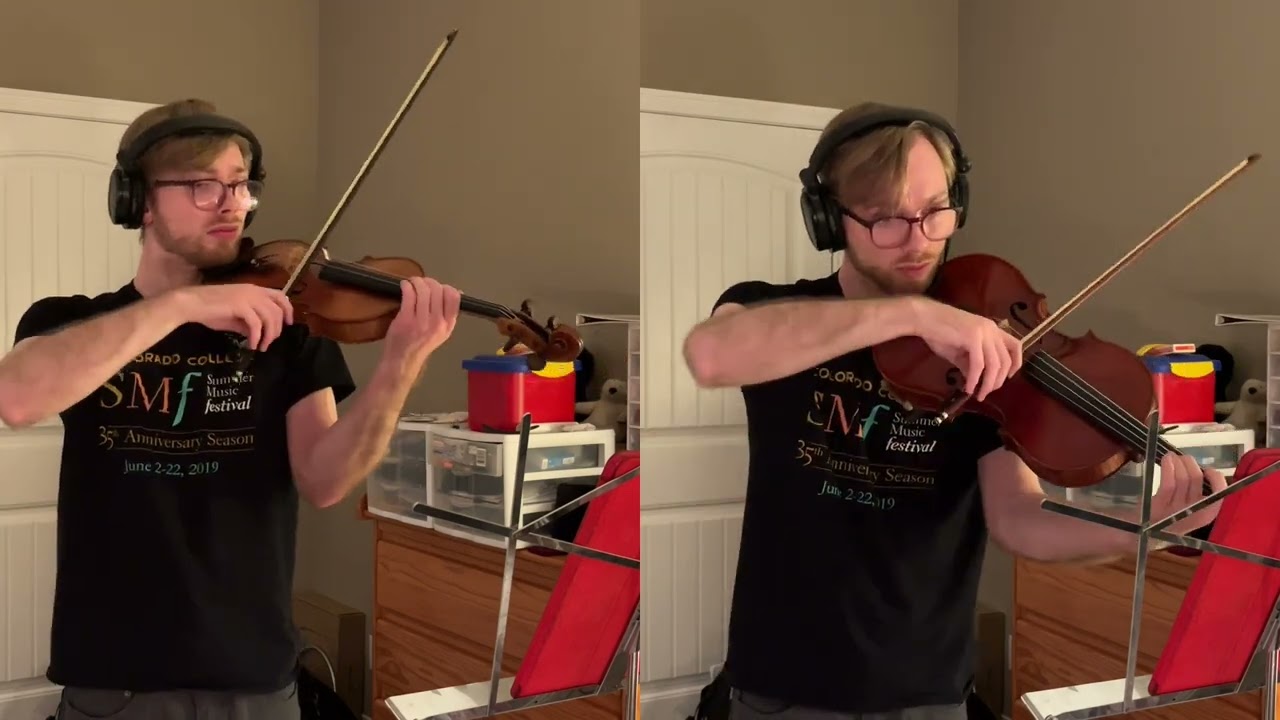 J. Sibelius, Duo in C Major for Violin and Viola, performed by Andrew Stump