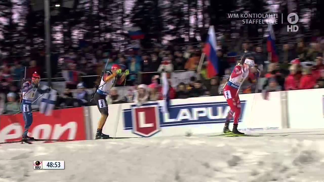 Staffelgold für Deutschland WM Kontiolahti 2015