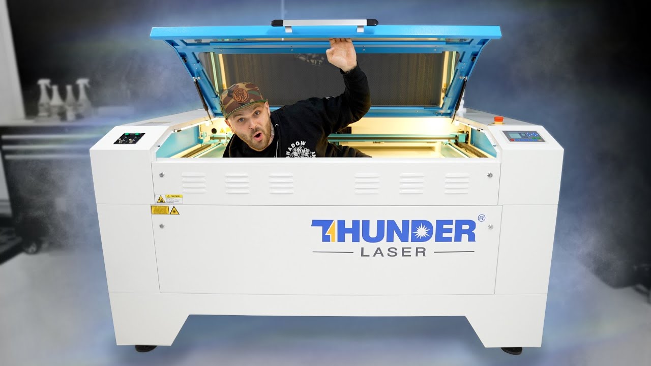 Совершенно новый лазерный гравер! Первое испытание Thunder Nova 51
