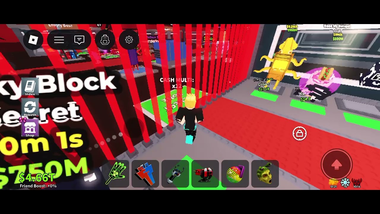 Unboxing lucky blocks