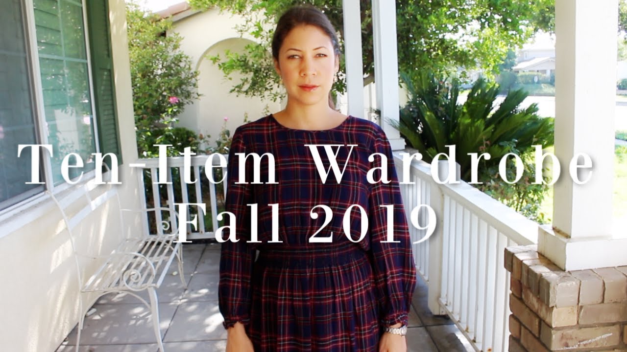 Ten-Item Capsule Wardrobe FALL 2019 | Complete Reset