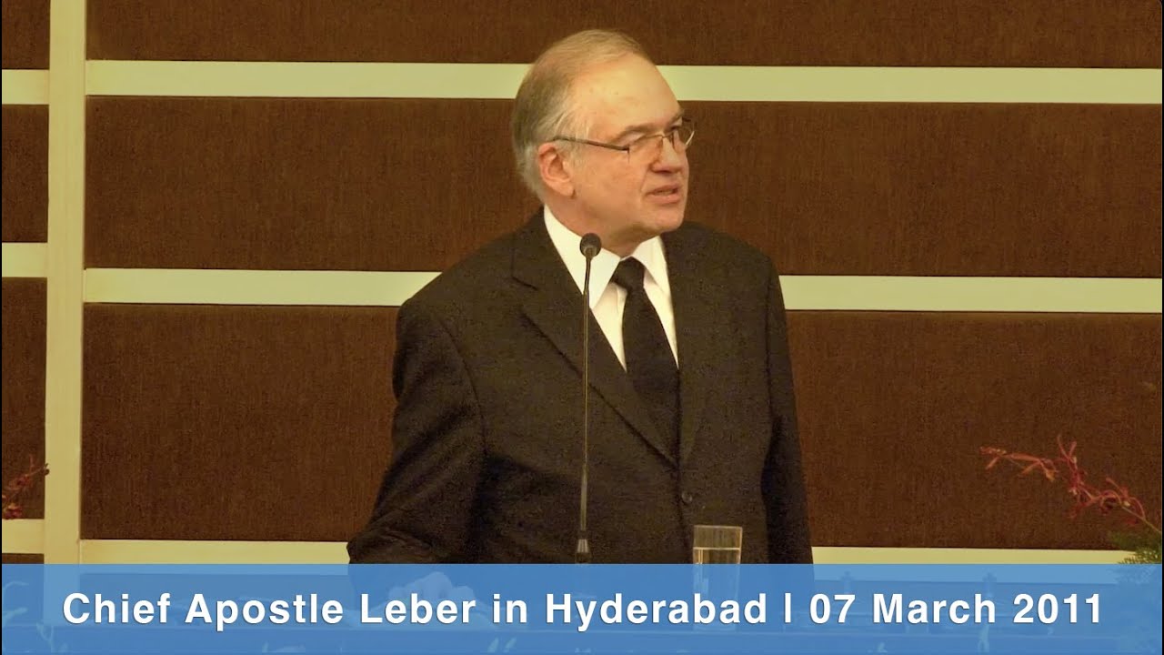 Chief Apostle Leber in Hyderabad | 07 March 2011