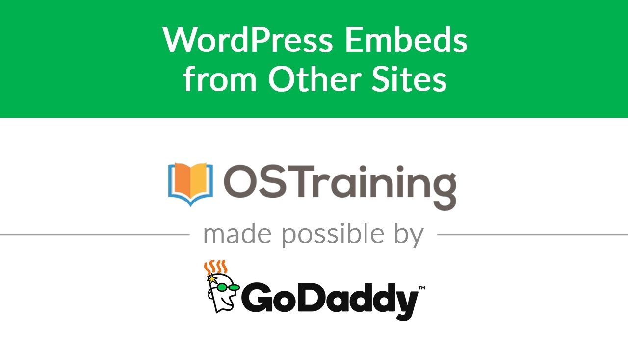 WordPress Beginner Tutorial #17: WordPress Embeds from Other Sites