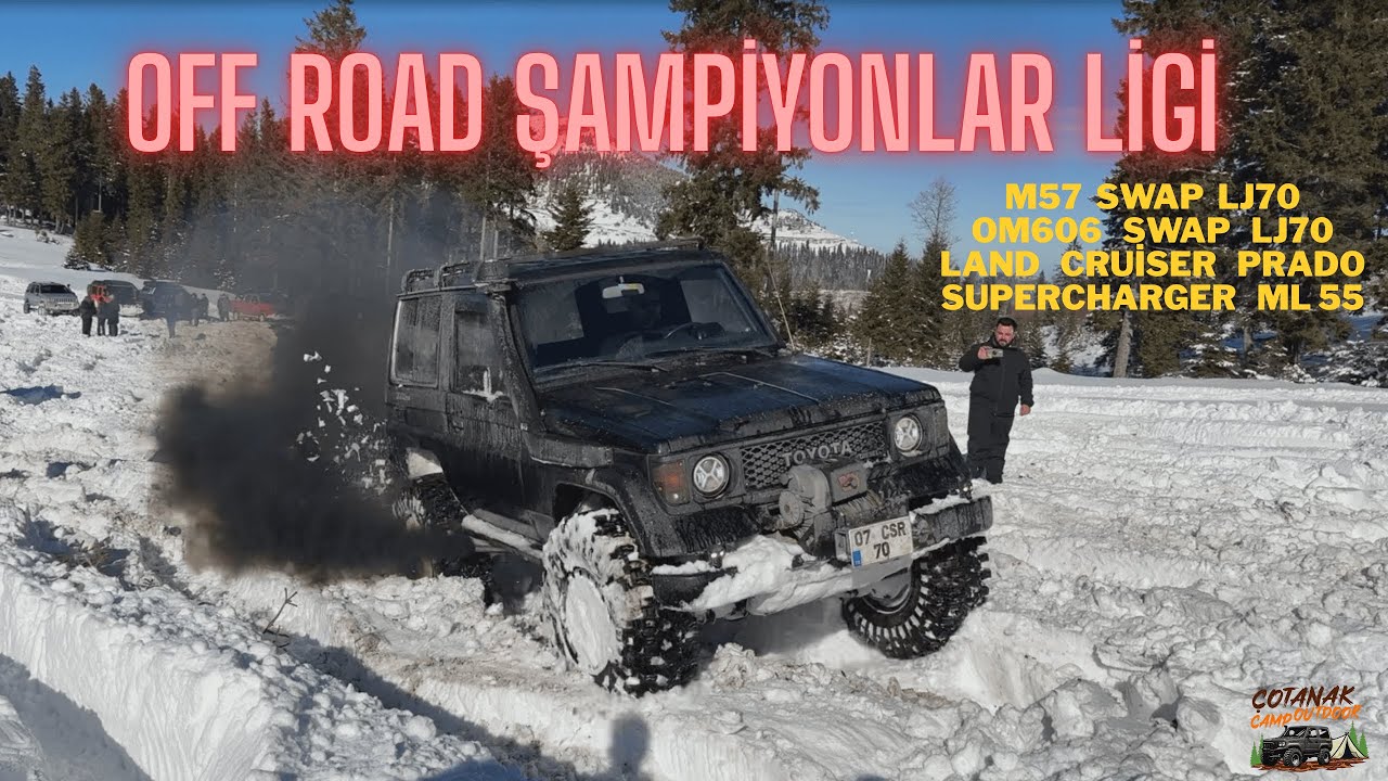 ŞAMPİYONLAR SAHADA TOYOTA ⚠️PRADO⚠️M57 LJ70⚠️OM606 LAND CRUİSER⚠️SUPERCHARGER ML55 #offroad #4x4rwd