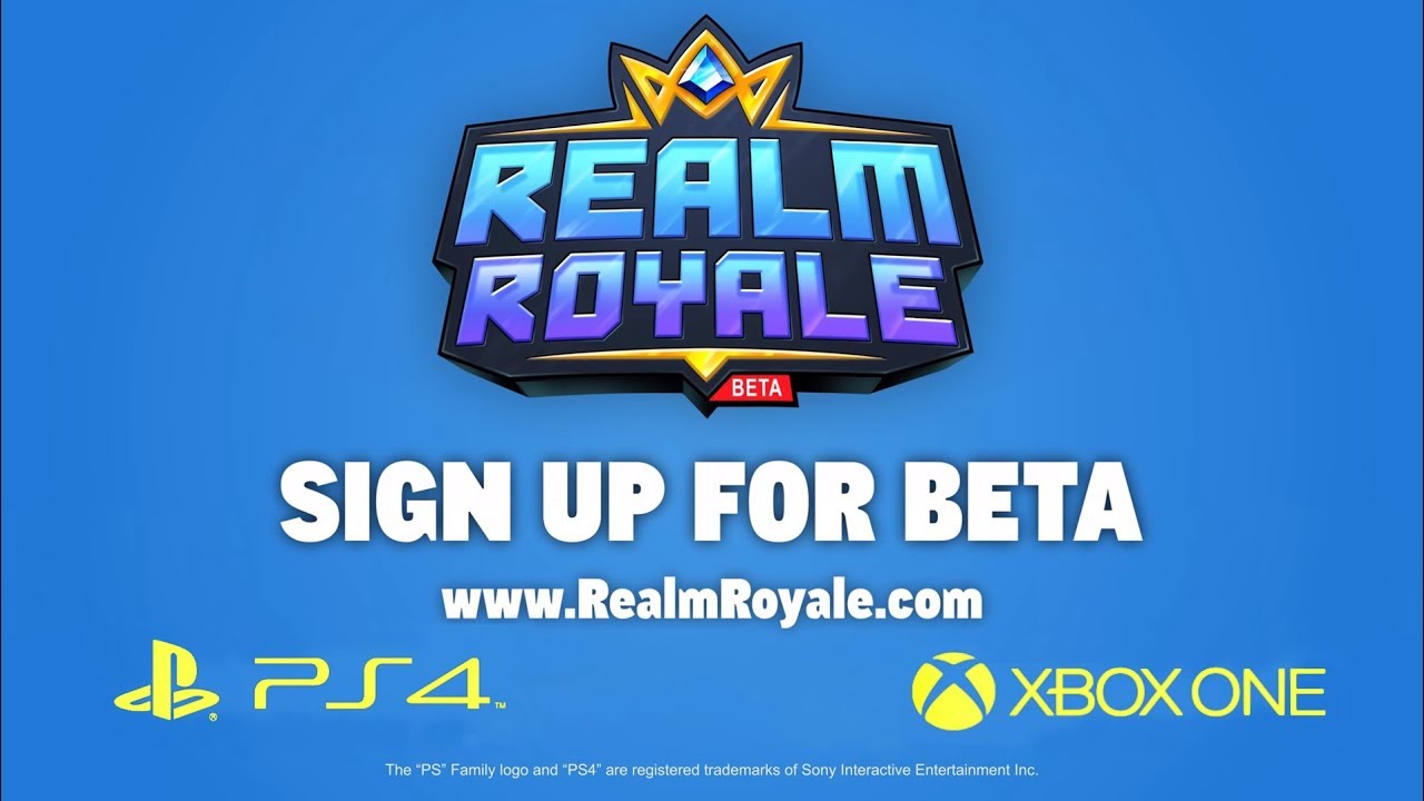 Sign-up for Console Realm Royale Beta!