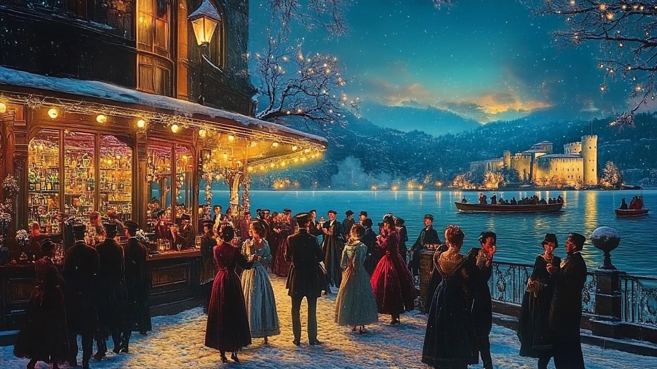 Cozy 1950's Coffee Shop at New York: Vintage Holiday Classics &  Vintage Soul  Songs ❄️