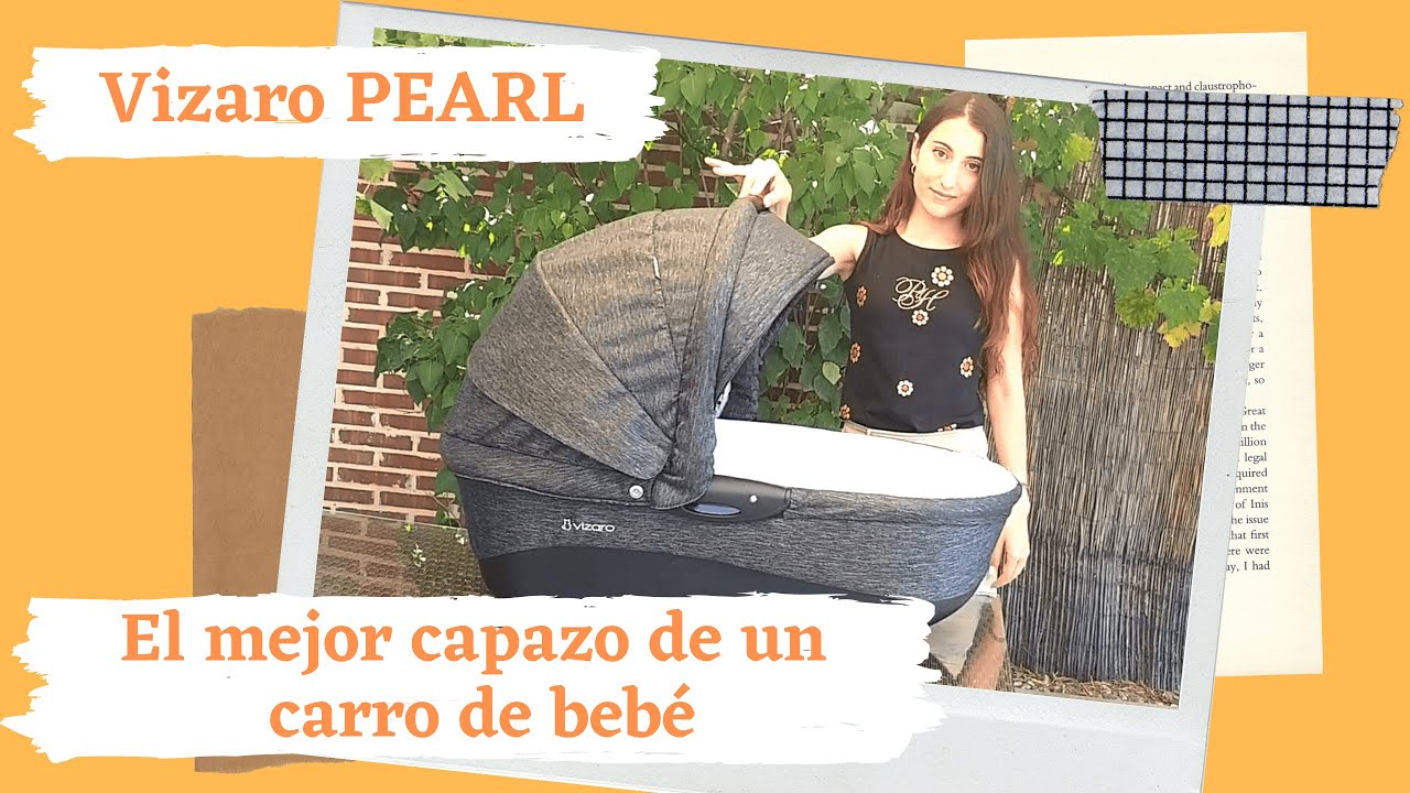 Detalles del capazo del cochecito de bebé Vizaro Pearl 2026