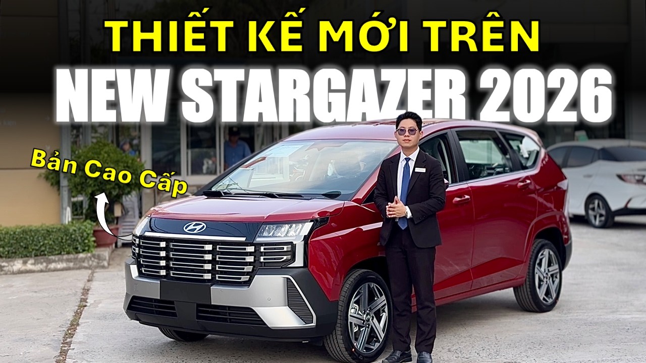 Review Xe Hyundai NEW STARGAZER Bản Cao Cấp Trang Bị Gì | Đánh Giá Thực Tế NEW STARGAZER 2026 Màu Đỏ