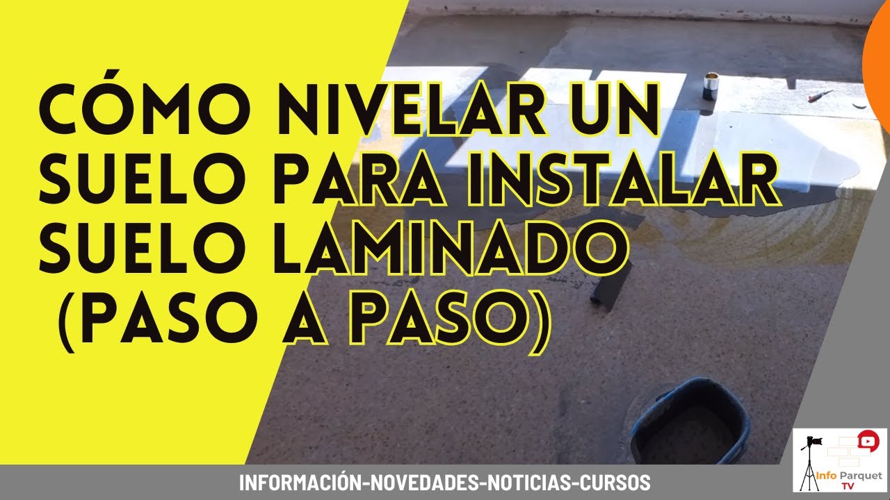 3 Cómo nivelar un suelo para instalar suelo laminado (paso a paso)