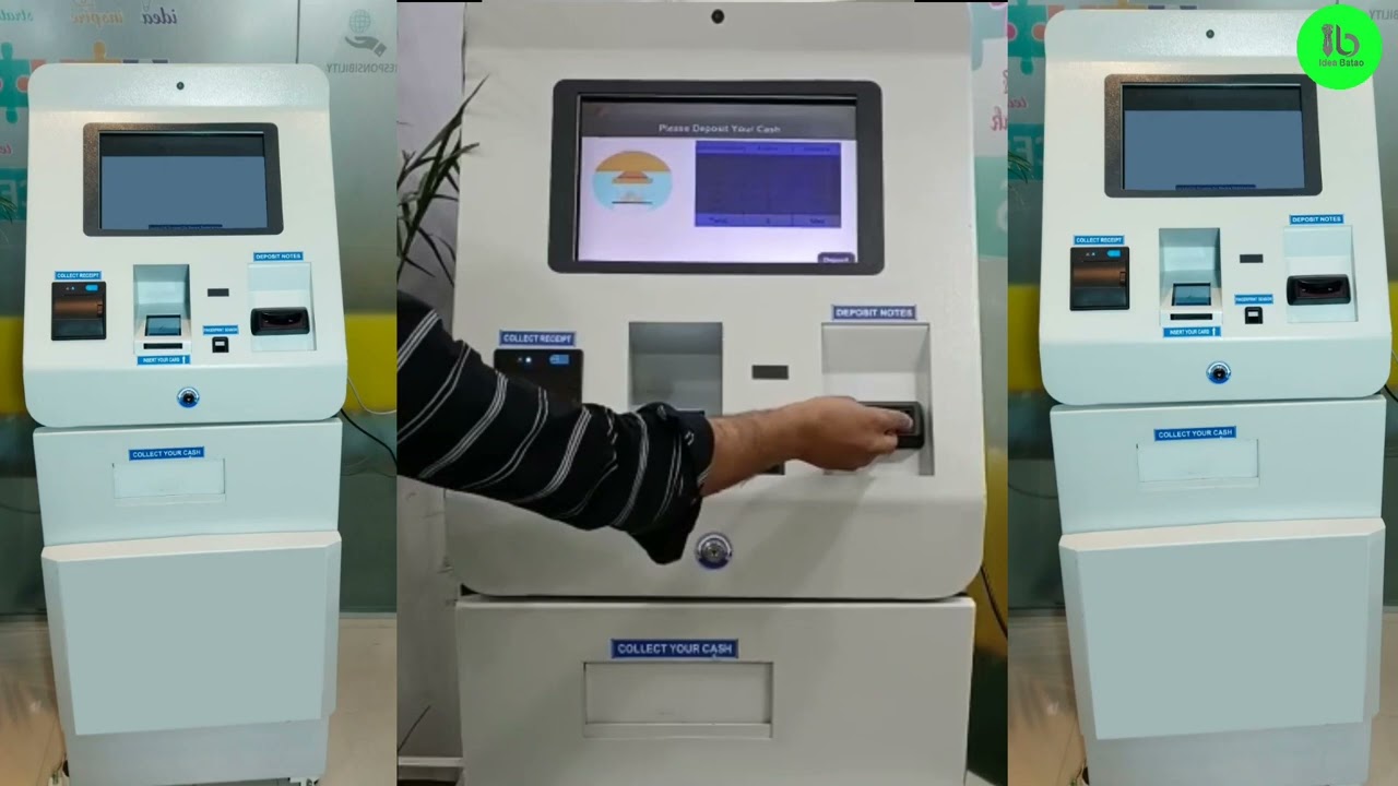 Live Transactions on Self Kiosk ATM | ATM Franchise| Self Service Kiosk | #ideabatao #atm #selfkiosk
