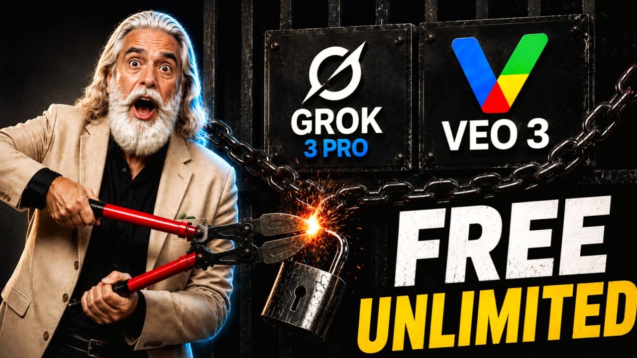 Use Veo 3, Grok AI FREE Unlimited Videos & Flow Unlimited Credits (9 Ways)