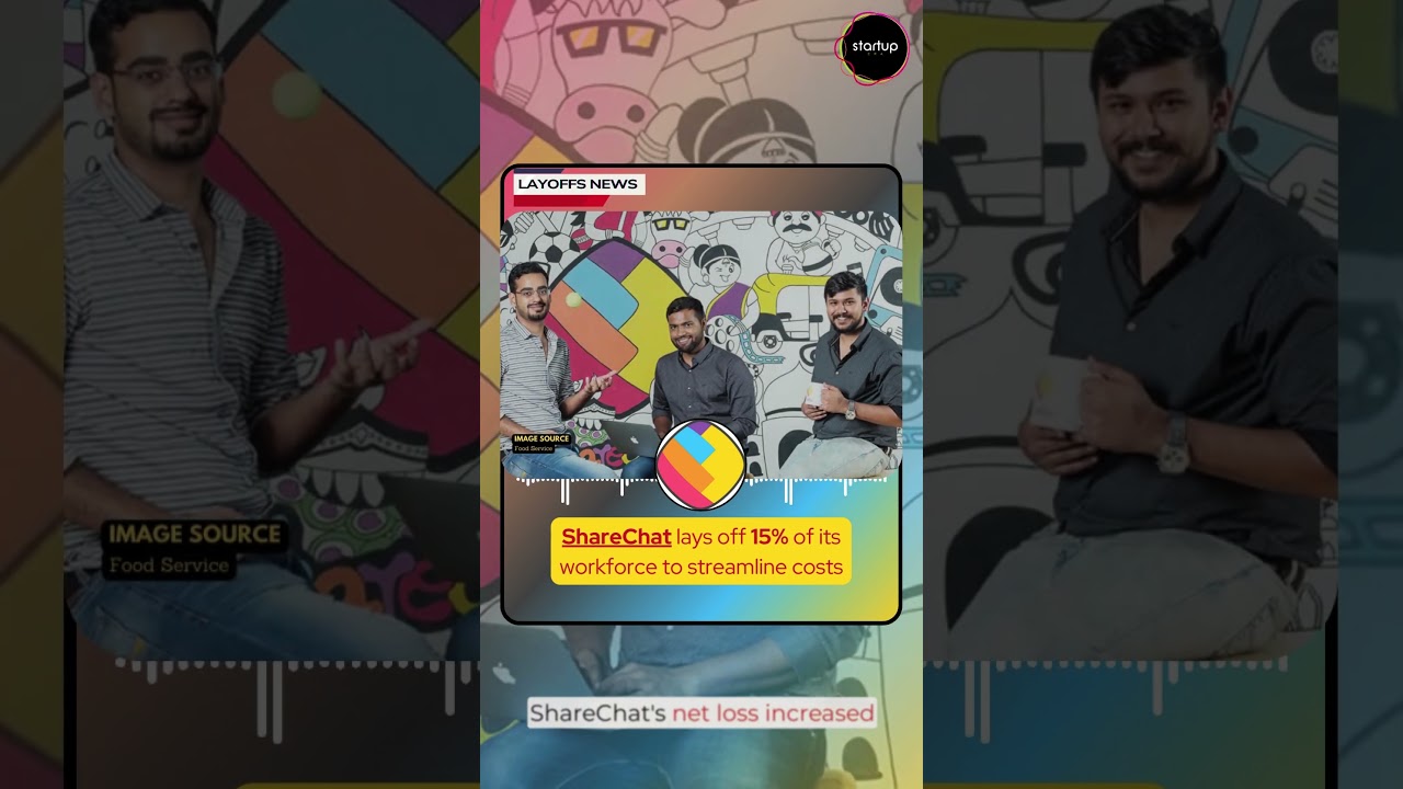 ShareChat 📱 lays off 15% of its workforce to streamline costs