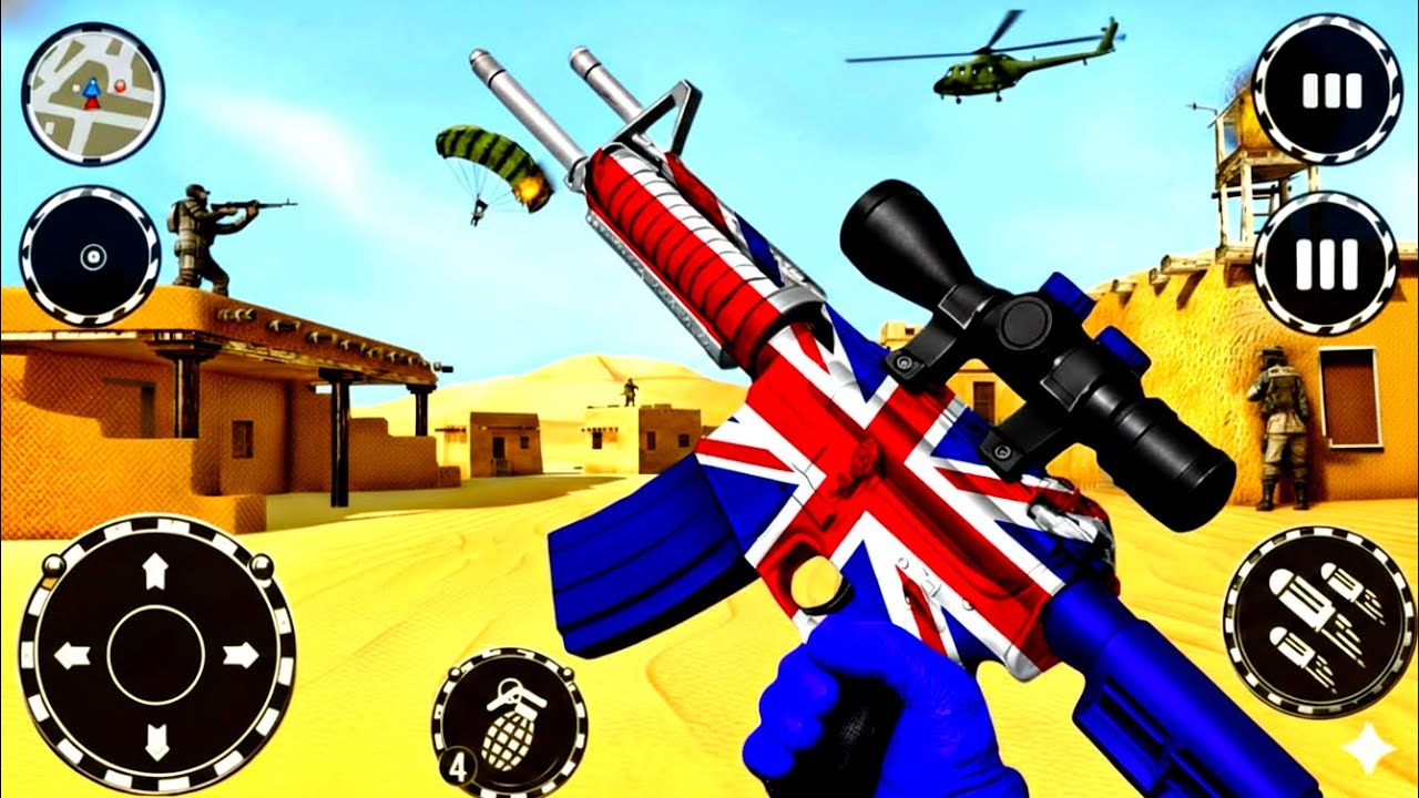 FPS Robot Shooter Strike Anti-Terrorist Shooting Android GamePlay
