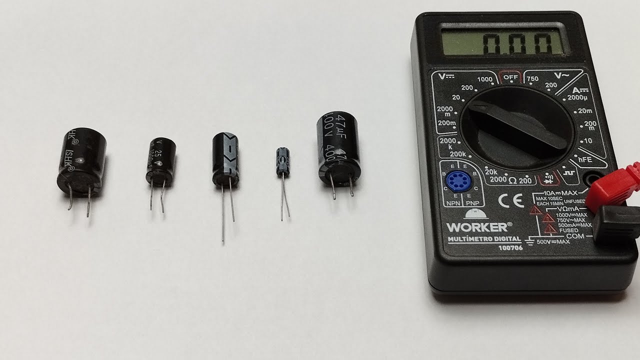 Como Testar Capacitor com Multímetro (Fácil e Rápido)