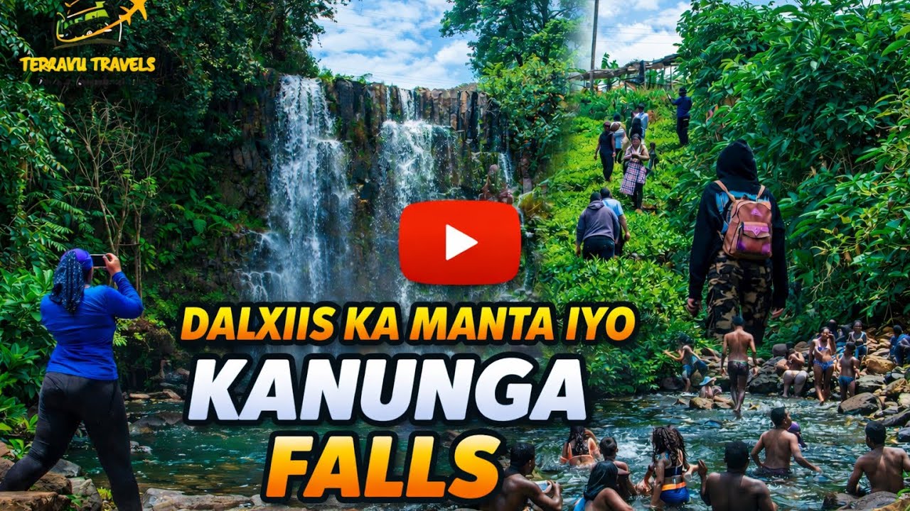 DALXIIS KANUNGA FALLS EXPLORING AND ENJOING THE ENVIRONMENT...