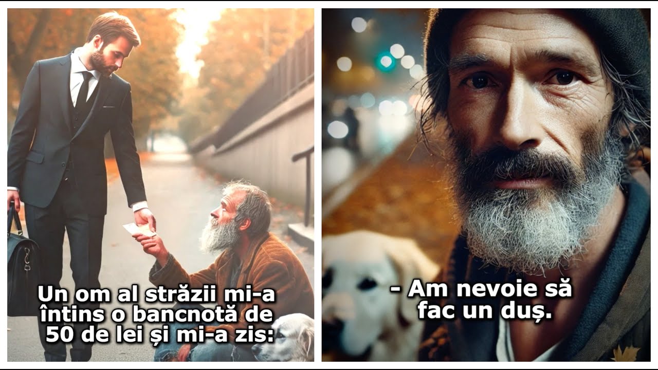 Un cerșetor mi-a întins o bancnotă de 50 de lei 