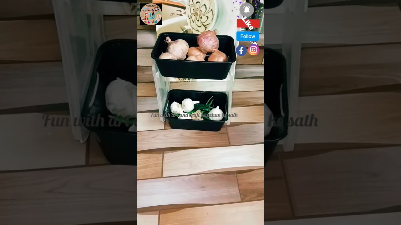 DIY multi storage plastic box Mini shelf #easycraft #shorts #diycrafts #plasticbox  #india #diy