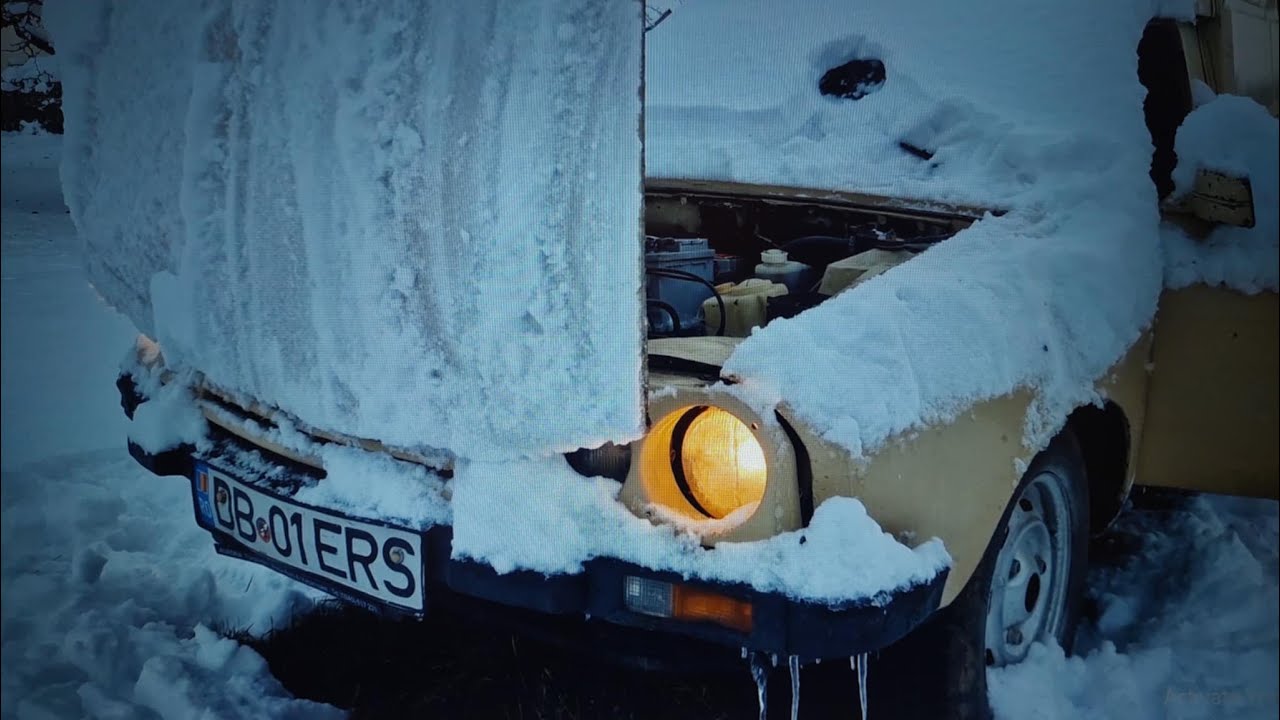 Dacia Pick Up 1304 In Winter Time Use #dacia #romanian #car