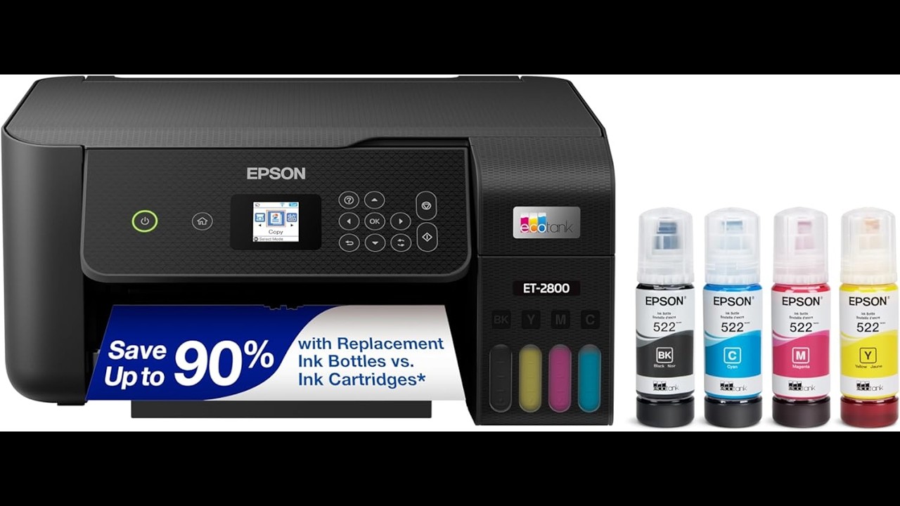 Epson EcoTank ET-2800 Review – Wireless All-in-One Supertank Printer for Home