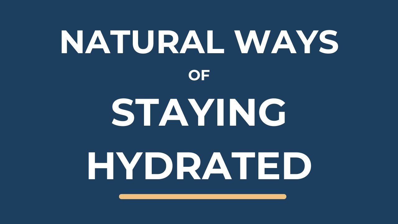 Natural Ways to Help Seniors Stay Hydrated / Important At-Home Hydration Support