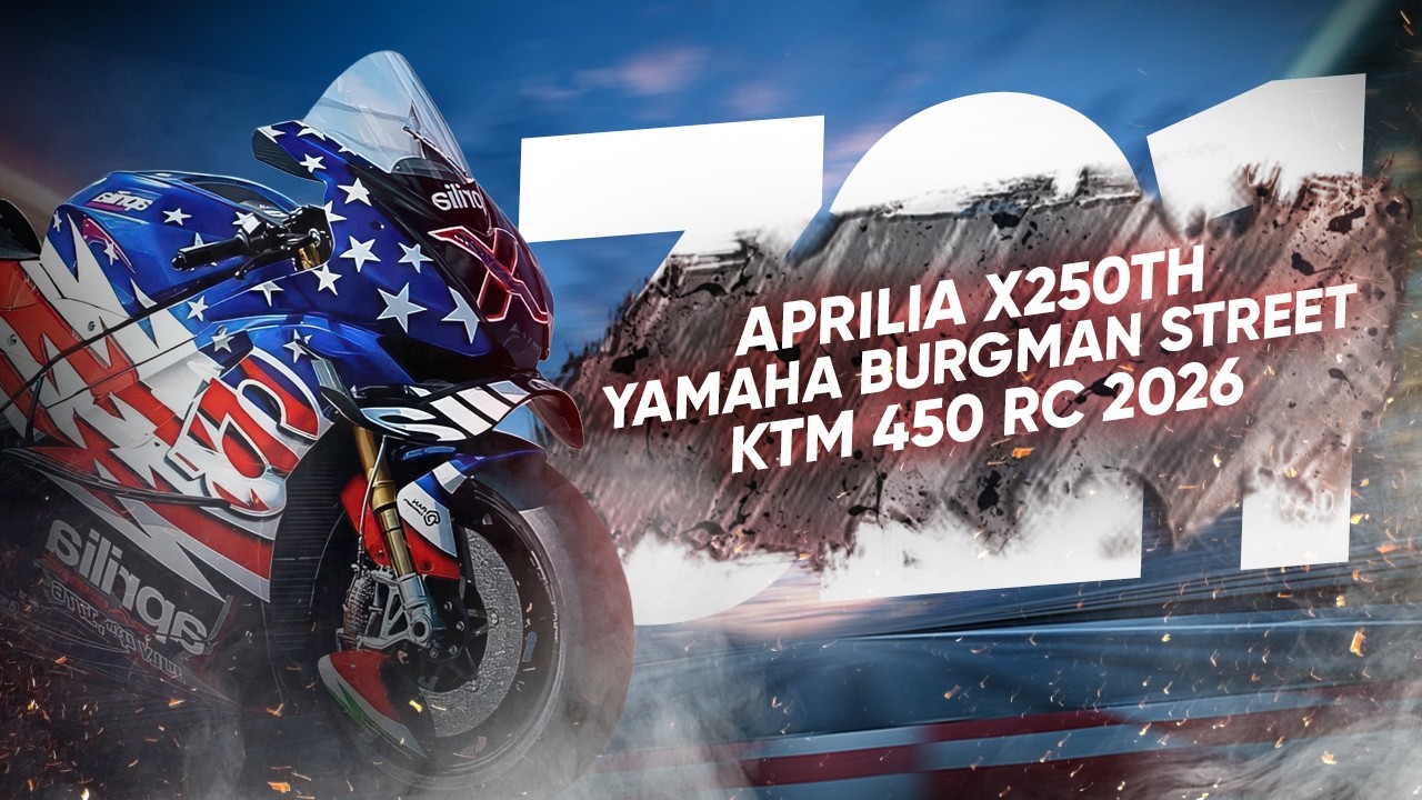 Мотоновости - Aprilia X250TH, KTM RC450, Triumph Bonneville 400 и другое