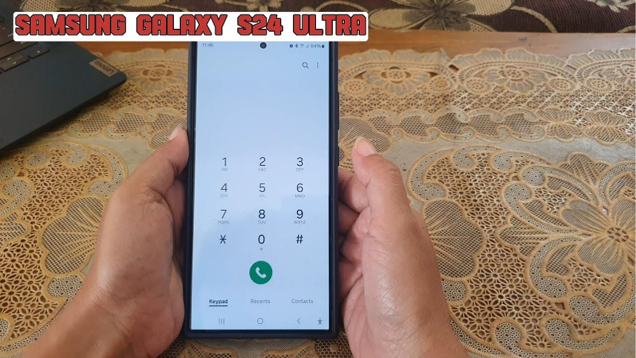 How to set phone app to always open in keypad view on Samsung Galaxy S24 Ultra