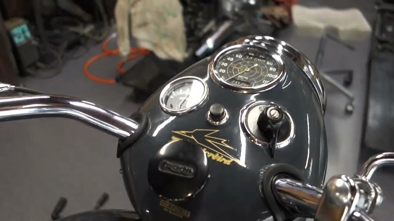 1950 Triumph 6T after a lot of work.