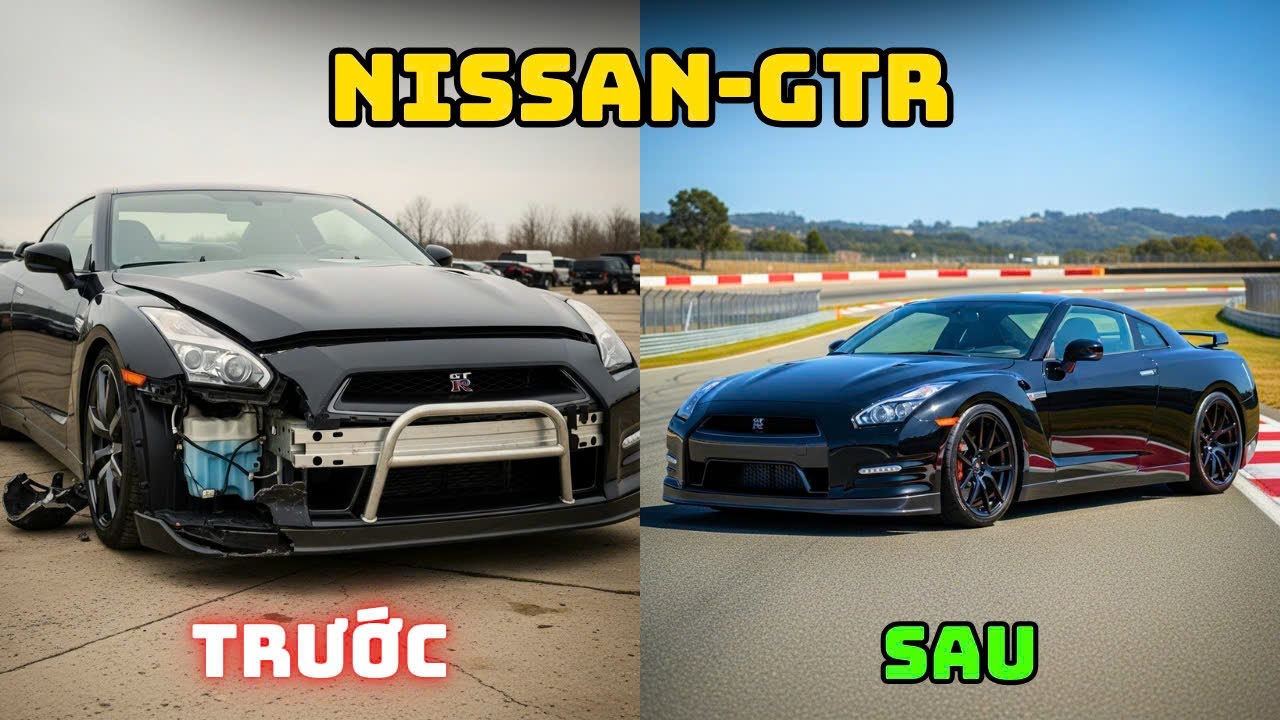 Phục Chế Siêu Xe Nissan GTR: Từ Xe Tai Nạn Đến 