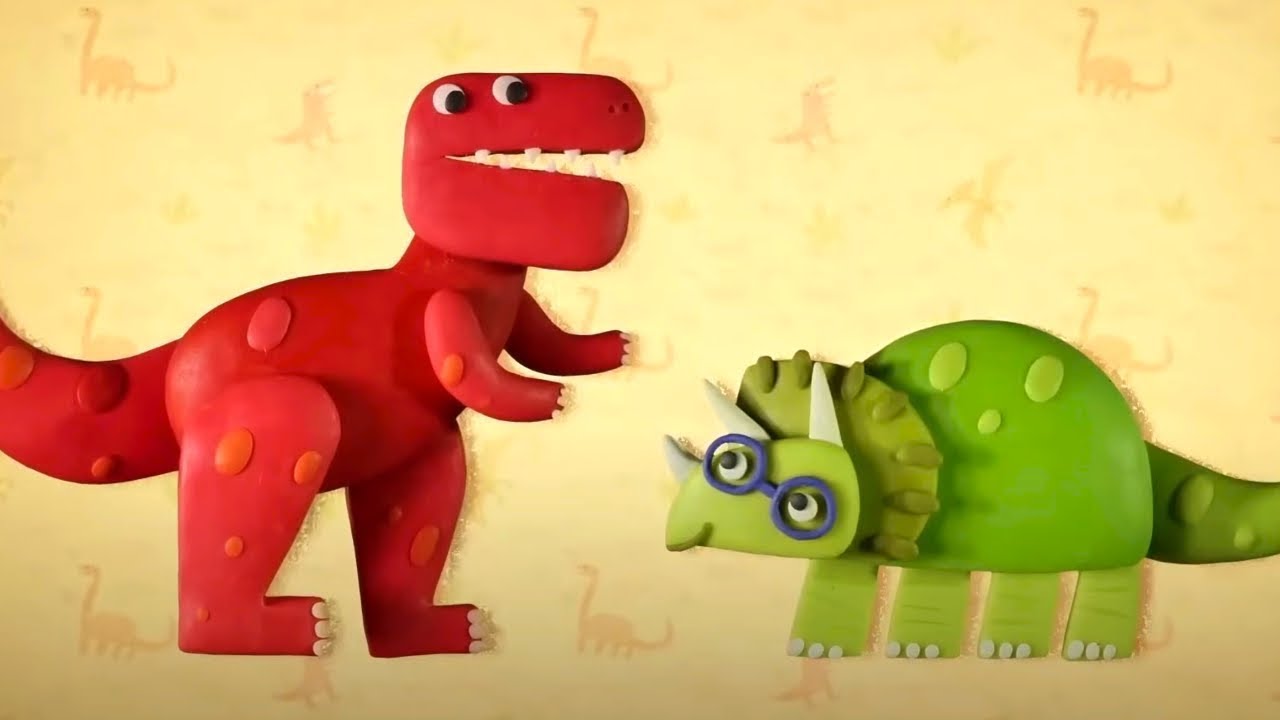 Learn Animals with Claymotions - Dinosaurs 🦖 Learn & Play 🤓 Cartoon Box - Learning Cartoons for Kids