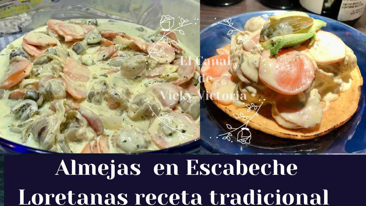 Almejas Loretanas en escabeche, receta tradicional Sudcaliforniana #almejas