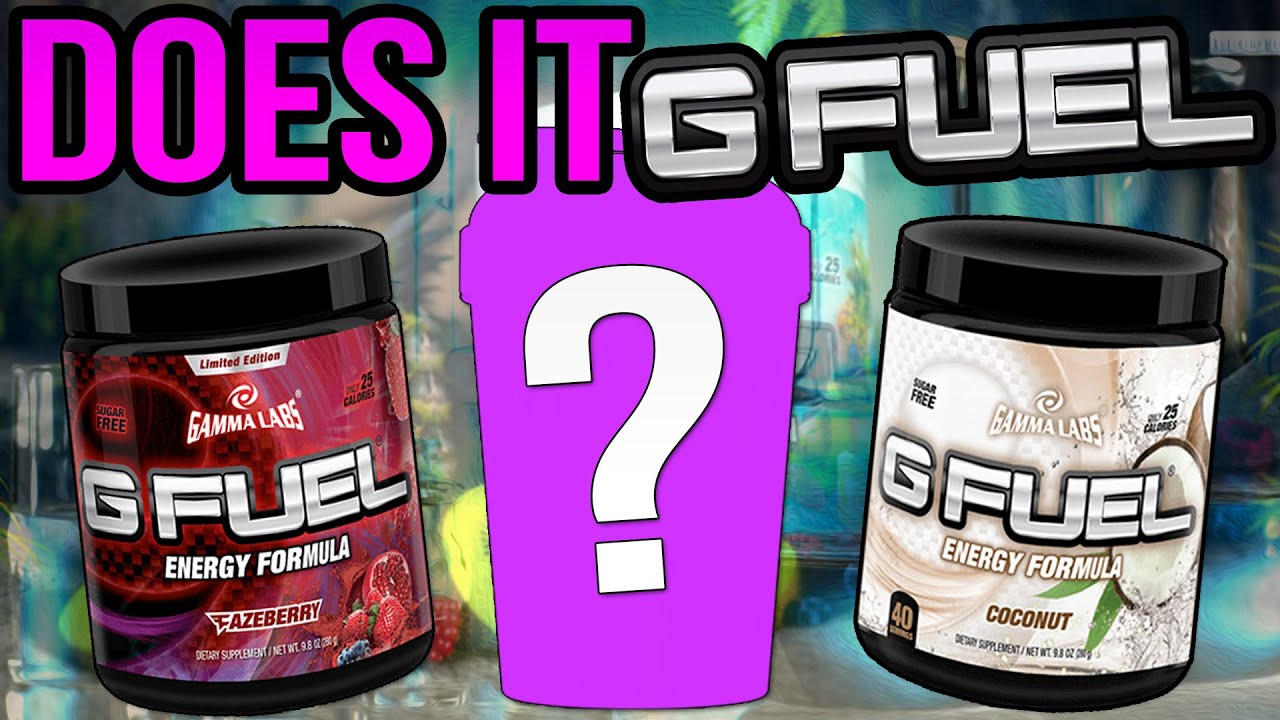 DOES IT G-FUEL? -COCNUT & FaZeBerry! - MIXING G-FUEL!!