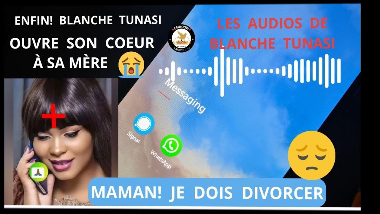 BLANCHE TUNASI:   VOICI   LE  TESTAMENT VOCAL QU'ELLE A LAISSÉ ( AUDIOS de blanche)