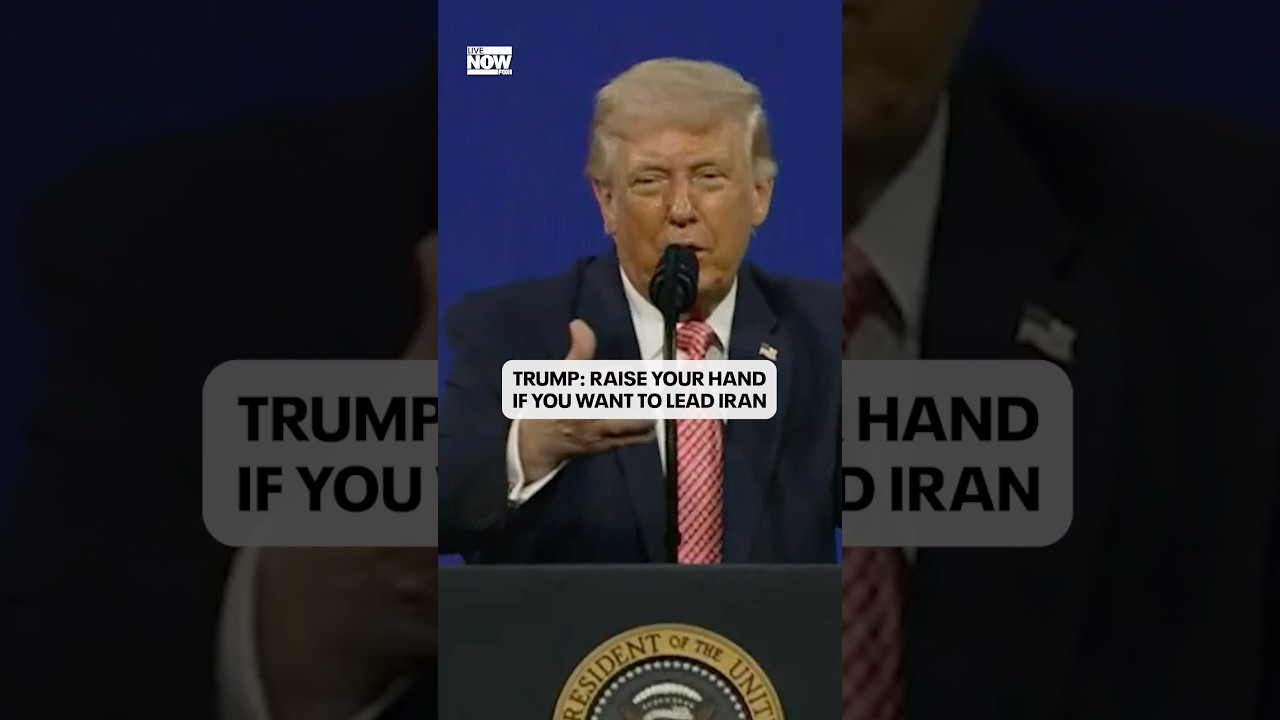 Trump jokes about Iran's leadership: &ldquo;Who would like to lead Iran? Please raise your hand&rdquo;