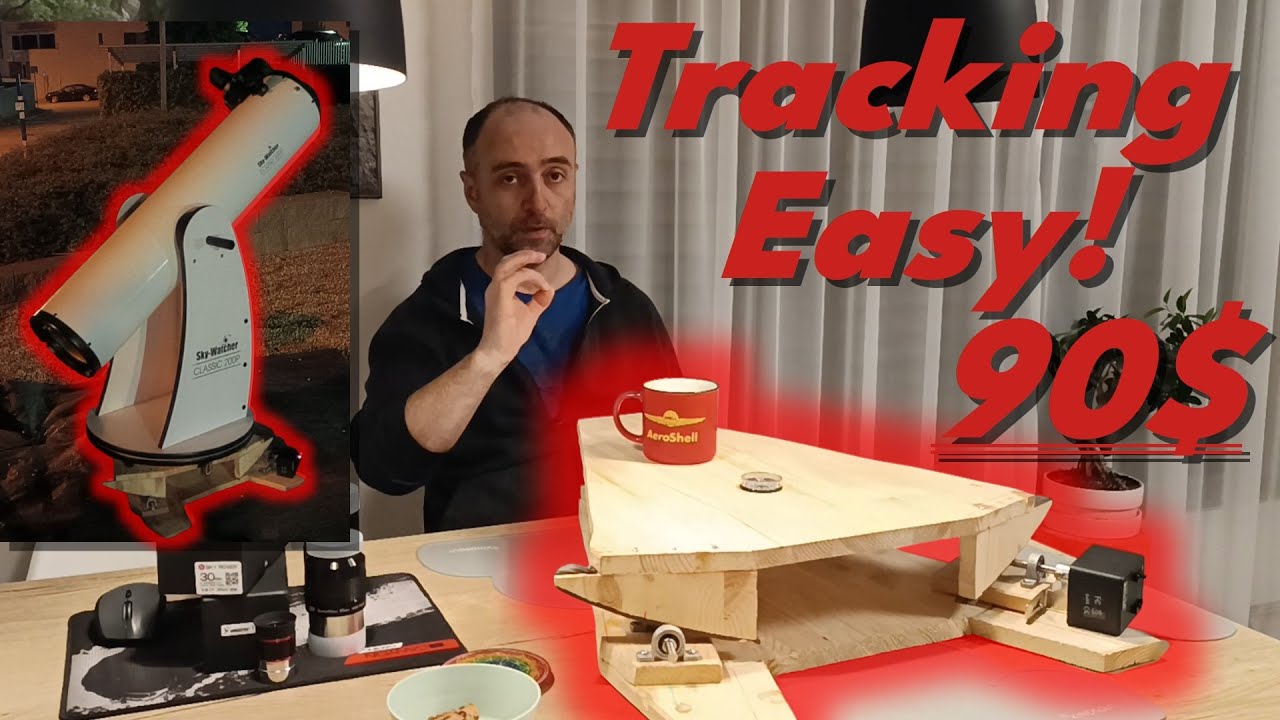 Отслеживание телескопа Добсона — самодельная платформа EQ