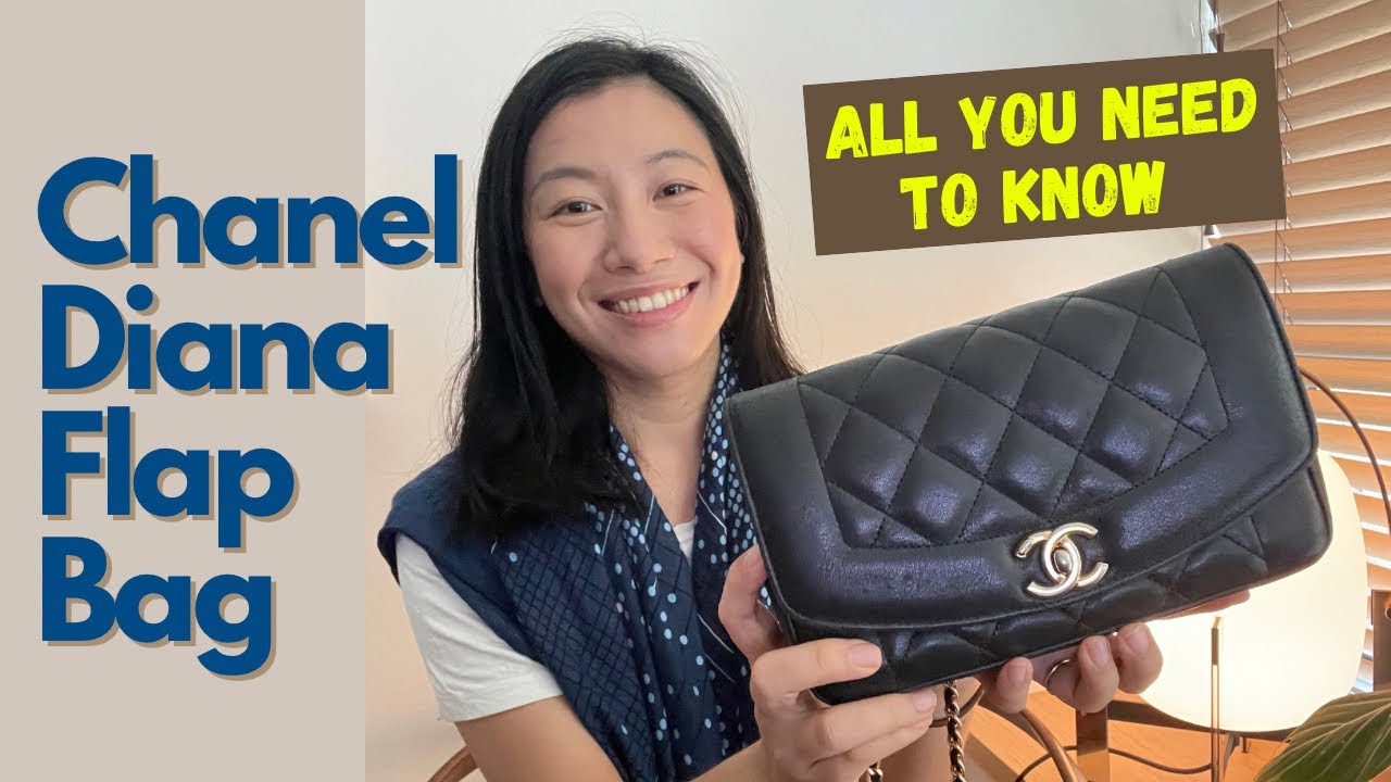 CHANEL DIANA FLAP BAG IN DEPTH REVIEW | history, how to wear