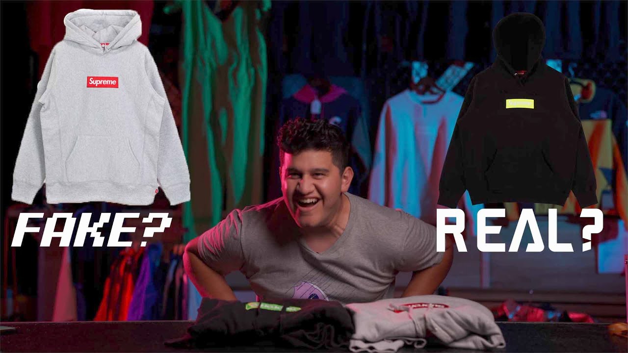 Your supreme real? Supreme Real vs Fake Box Logo Hoodie edition?