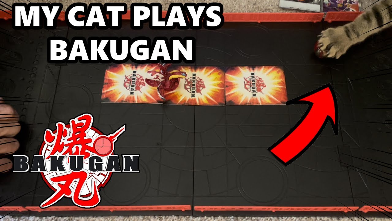 BAKUTECH BAKUGAN FULL MATCH - MY CAT DOUBLE STANDS